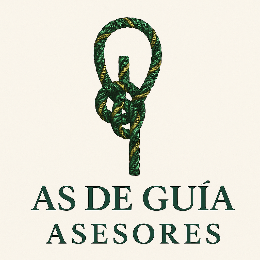 As de Guía — logo